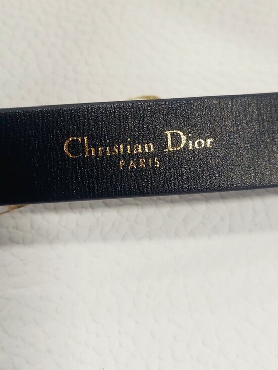 Christian Dior Saddle Belt Black Ultrasoft Calfskin 20 MM Size 90 main image 4